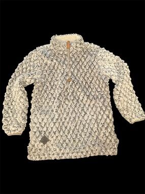 Simply Southern girls Cozy Sherpa Half-Zip Pullover Jacket